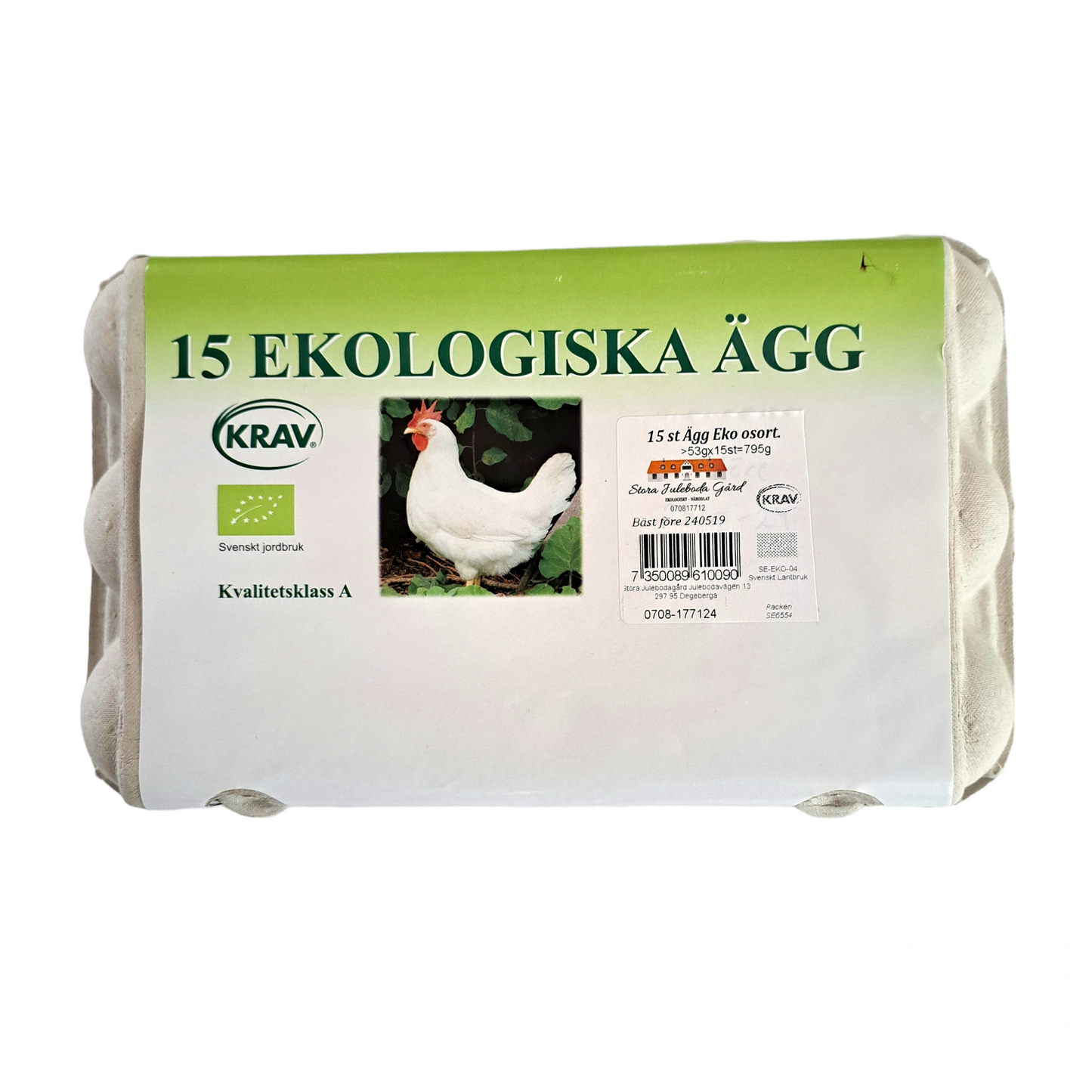 Ägg 15 st M/L