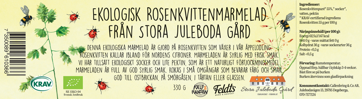 Rosenkvittenmarmelad 330g